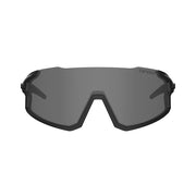 Tifosi Stash Sunglasses BlackOut with Smoke, AC Red and Clear Lens
