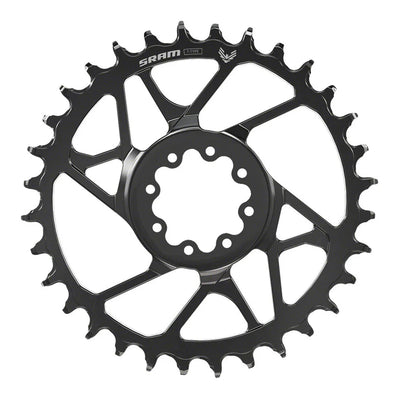 SRAM Chain Ring T-TYPE Eagle 32T Steel Direct Mount 3mm Offset Eagle (including 8 bolts) Black - S1000
