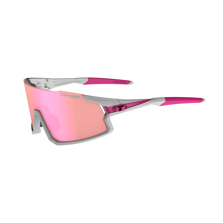 Tifosi Stash Sunglasses Race Pink with Clarion Pink, AC Red and Clear Lens
