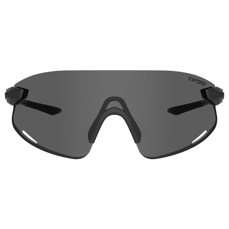 Tifosi Vogel XC Sunglasses Blackout with Smoke No Mirror  Lens
