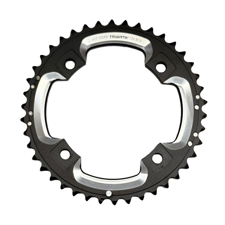 SRAM Chain Ring MTB 42 Tooth 120 S2 AL6 Short Pin BB30 CNC 2x10 Blast Black
