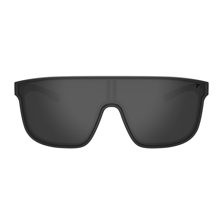 Tifosi Sanctum XL Sunglasses Blackout with Smoke No Mirror Lens
