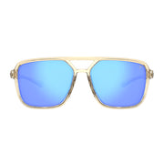 Tifosi Salto Sunglasses Golden Ray with Sky Blue Mirror Lens
