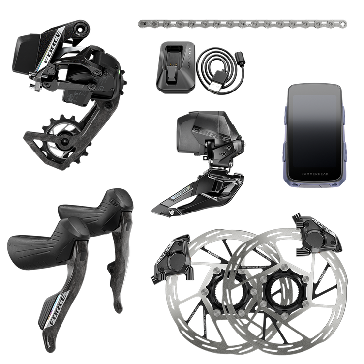 SRAM Force AXS 2X Groupset with Hammerhead
