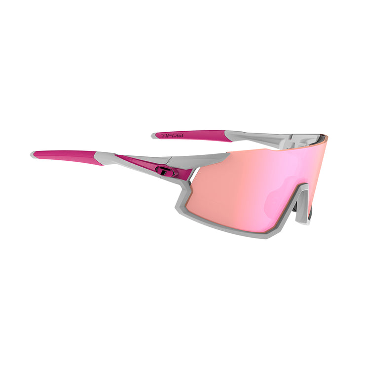 Tifosi Stash Sunglasses Race Pink with Clarion Pink, AC Red and Clear Lens
