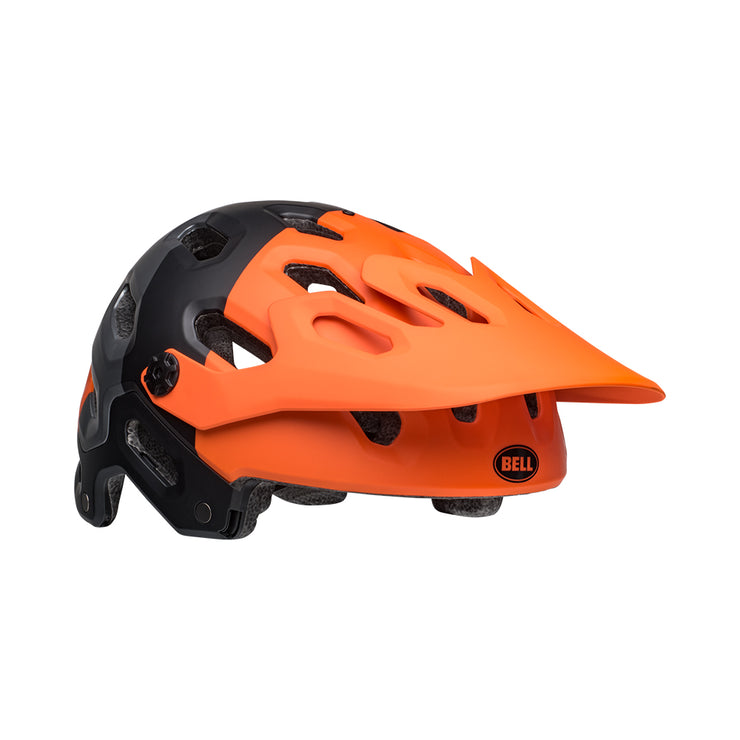 Bell Super 3R MIPS - Matte Orange/Black- No chin