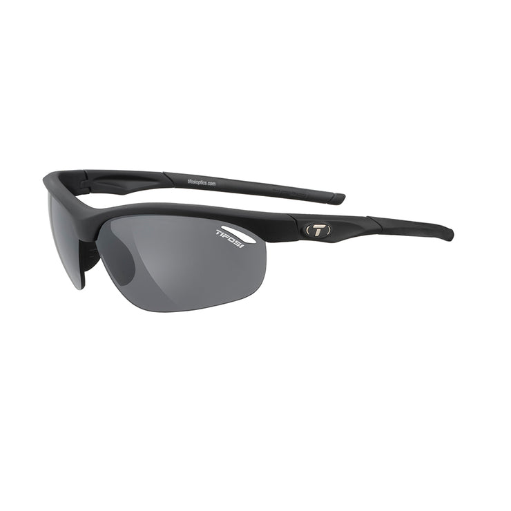 Tifosi Veloce Matte Black, Smoke / AC Red / Clear Lens