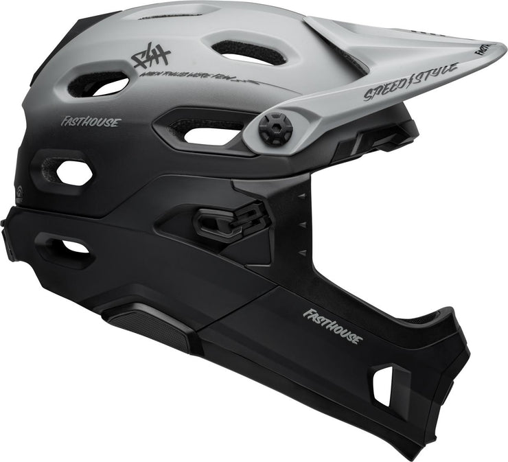 Bell Super DH Spherical - Fasthouse Matte Gray/Black