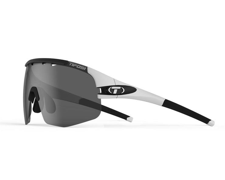 Tifosi Sledge Lite Matte White, Smoke/AC Red/Clear Lens