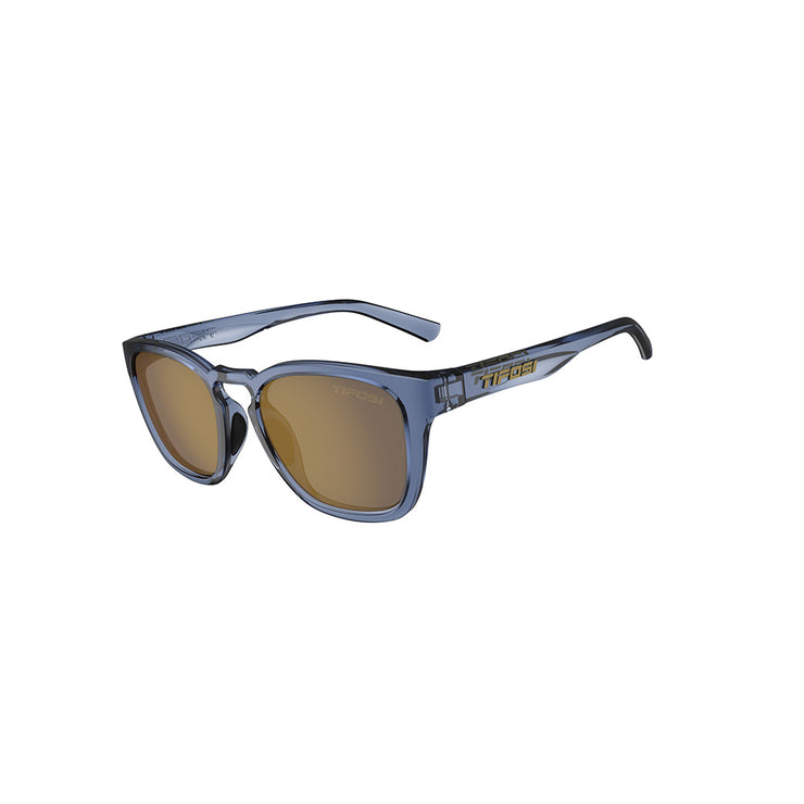 Tifosi Smirk Crystal Denim, Gold mirror Lens
